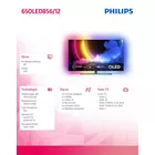 Philips Telewizor 65 cali OLED 65OLED856/12 ANDROID AMBILIGHT 4K