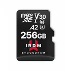 GOODRAM Karta pamięci microSD IRDM 256GB UHS-I U3 A2  + adapter