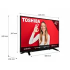 Toshiba Telewizor LED 43 43LA2063DG