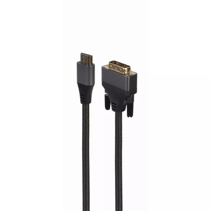 Gembird Kabel HDMI do DVI w oplocie 1.8m pozłacane końcówki