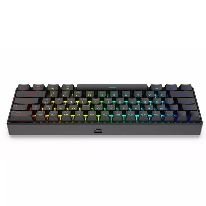 Krux Klawiatura gamingowa - Neo PRO RGB Wireless Gateron Brown - mechaniczna