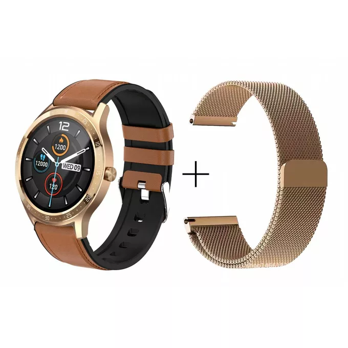 Maxcom Smartwatch MaxCom Fit FW43 cobalt 2 Złoty