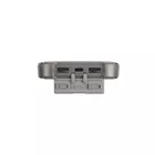 Xtorm Powerbank solarny Fuel Series 2xUSB USB-C 10000mAh 20W Szary