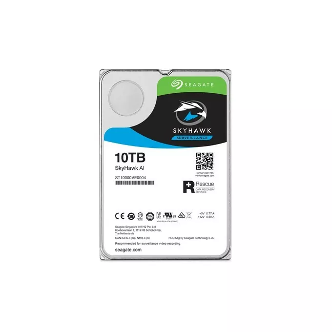 Seagate Dysk SkyHawkAI 10TB 3,5''256MB ST10000VE001