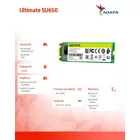 Adata Dysk SSD Ultimate SU650 256GB M.2 TLC 3D 2280 SATA
