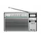 Eltra Radio LENA 5 USB Srebrne