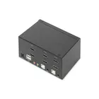 Digitus Przełącznik KVM 2 portowy HDMI, Dual Display, 4K 30Hz