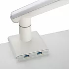 ART Uchwyt biurkowy gazowy do 1 monitora LED/LCD 17-32&quot; L-19GD 2-9kg 2xUSB 3.0 Premium Aluminiowy