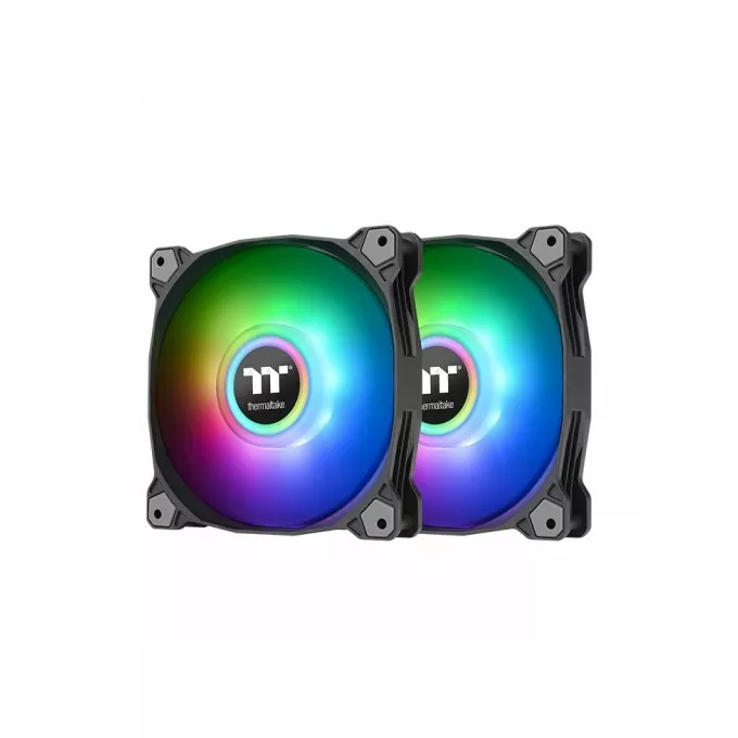 Thermaltake Wentylator - Pure Duo 12 ARGB Sync Radiator Fan 2 Pak Czarny