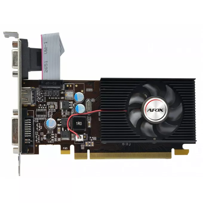 AFOX Karta graficzna - Geforce GT210 1GB DDR2 64Bit DVI HDMI VGA LP Fan V7