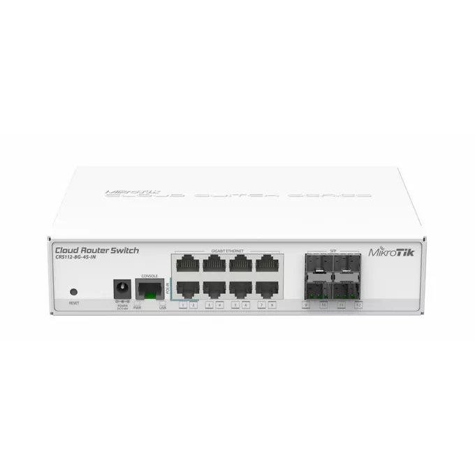 Mikrotik Przełącznik 8x1GbE 4xSFP CRS112-8G-4S-IN