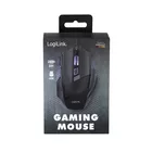 Optyczna mysz gamingowa  2400 dpi, Czarna