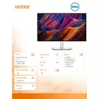 Dell Monitor U2723QE 27 cali IPS LED 4K (3840x2160) /16:9/HDMI/2xDP/3xUSB-C/4xUSB 3.2/RJ-45/3Y AES&amp;PPG