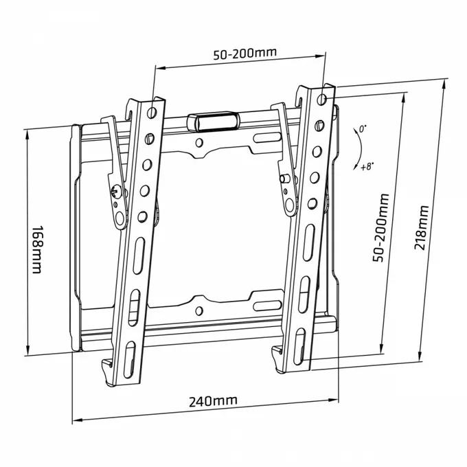 Maclean Uchwyt do TV 13-42&quot; do 25kg MC-942