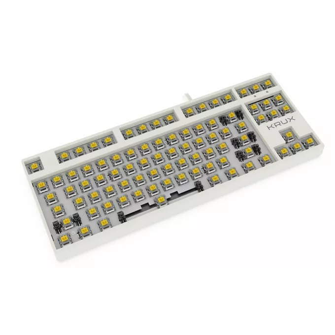 Krux Klawiatura gamingowa - Atax PRO RGB Creator Retro Gateron Yellow Pro