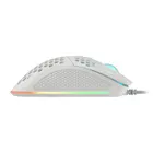 Genesis Mysz Krypton 555 8000DPI podświetlenie RGB Biała