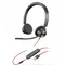 Plantronics Słuchawki przewodowe Blackwire 3325-M USB-A 3.5mm Microsoft Teams