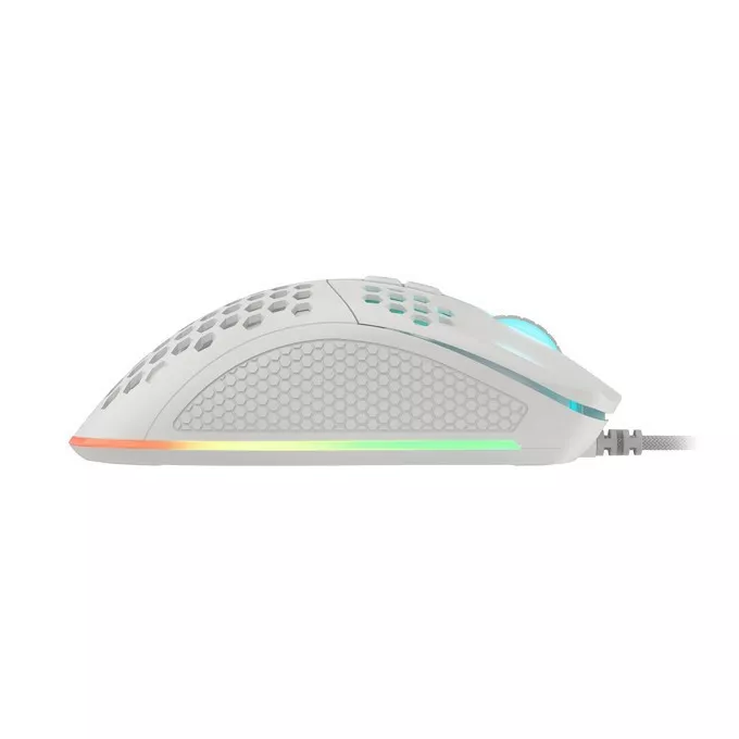 Genesis Mysz Krypton 555 8000DPI podświetlenie RGB Biała