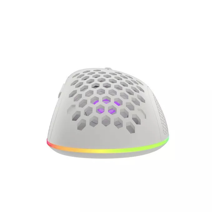 Genesis Mysz Krypton 555 8000DPI podświetlenie RGB Biała