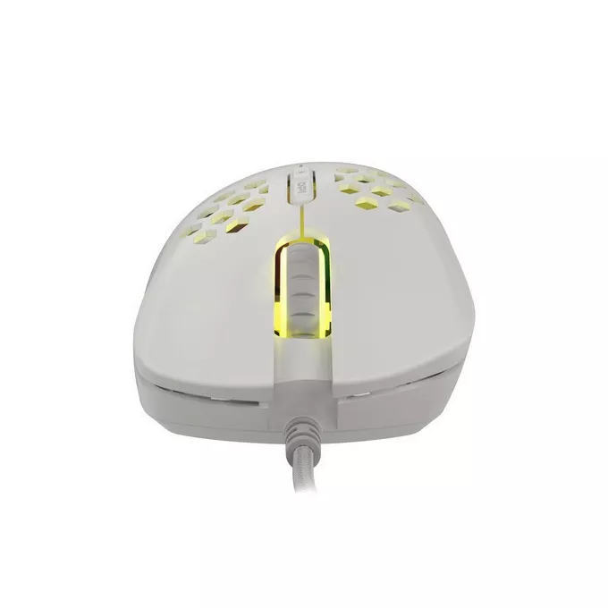 Genesis Mysz Krypton 555 8000DPI podświetlenie RGB Biała