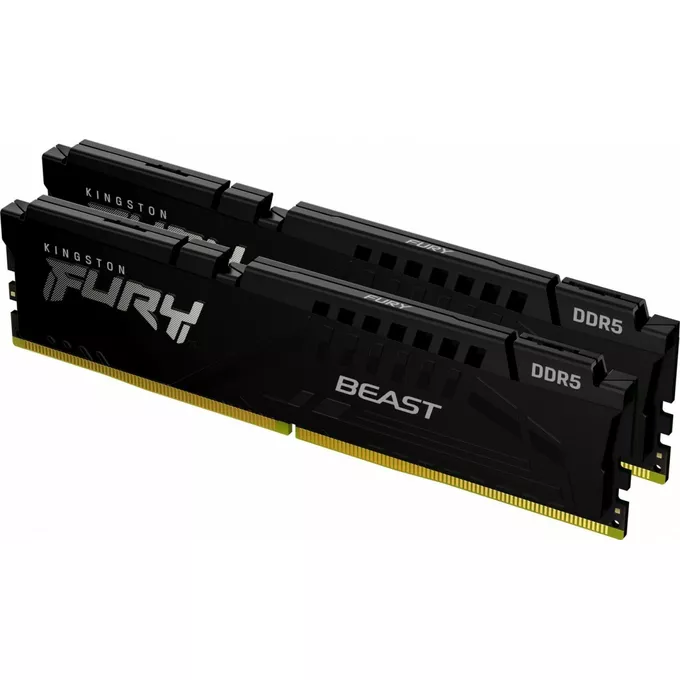 Kingston Pamięć DDR5 Fury Beast Black 64GB(2*32GB)/5200 CL40