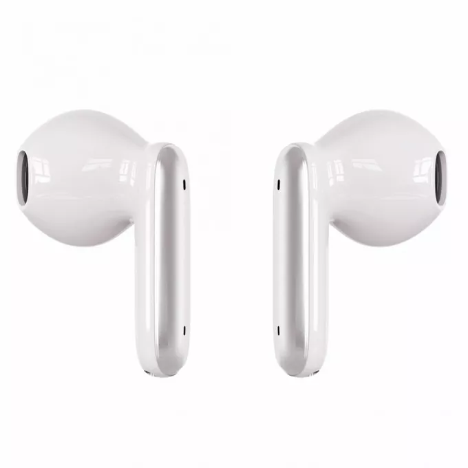 Słuchawki Bluetooth z HQ mikrofonem TWS (USB-C) Białe