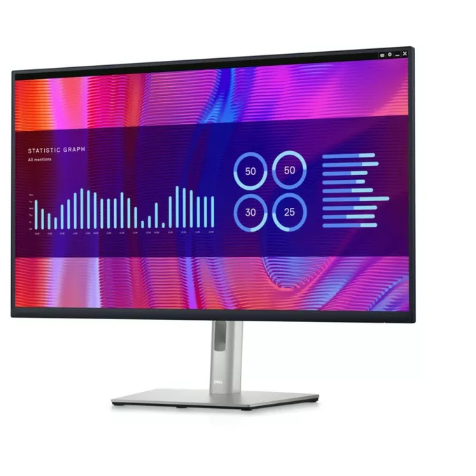 Dell Monitor P3223DE 31.5 cala IPS LED QHD  (2560x1440) /16:9/HDMI/DP/USB-C/4xUSB 3.2/RJ45/3Y AES
