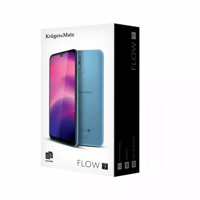 Kruger &amp; Matz Smartfon FLOW 9 Niebieski
