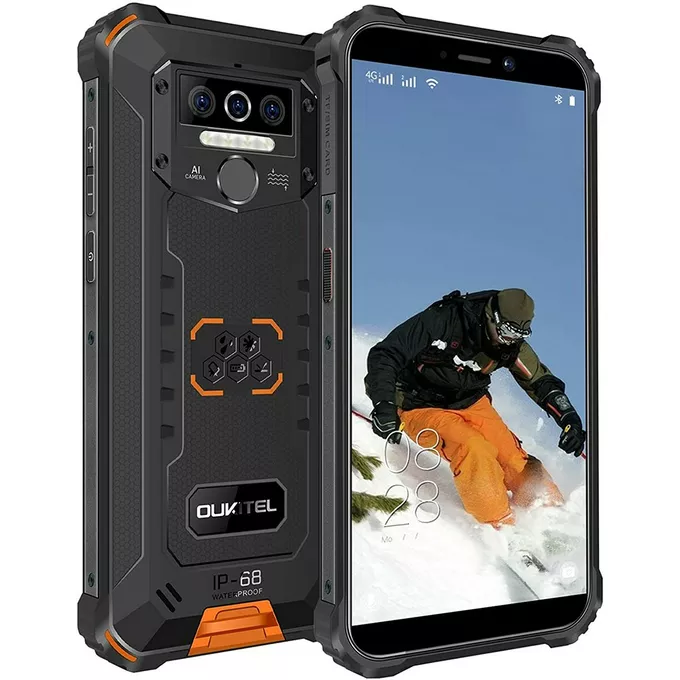OUKITEL Smartfon WP5 Pro 4/64 DualSIM Pomarańczowy