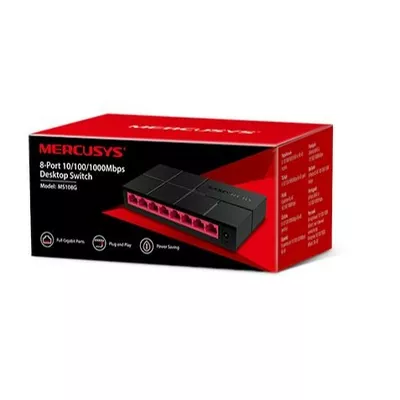 TP-LINK Przełącznik Mercusys MS108G switch 8xGE