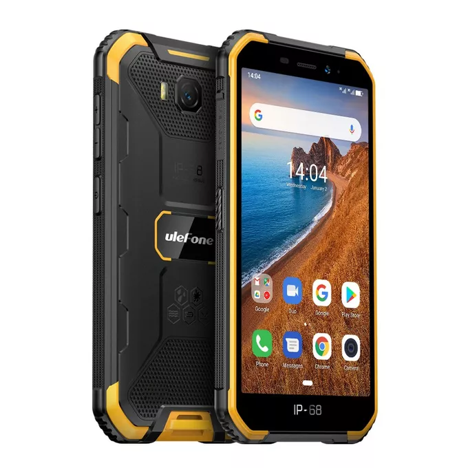 ULEFONE Smartfon Armor X6 2/16GB IP68/IP69K DualSim 4000 mAh Pomarańczowy