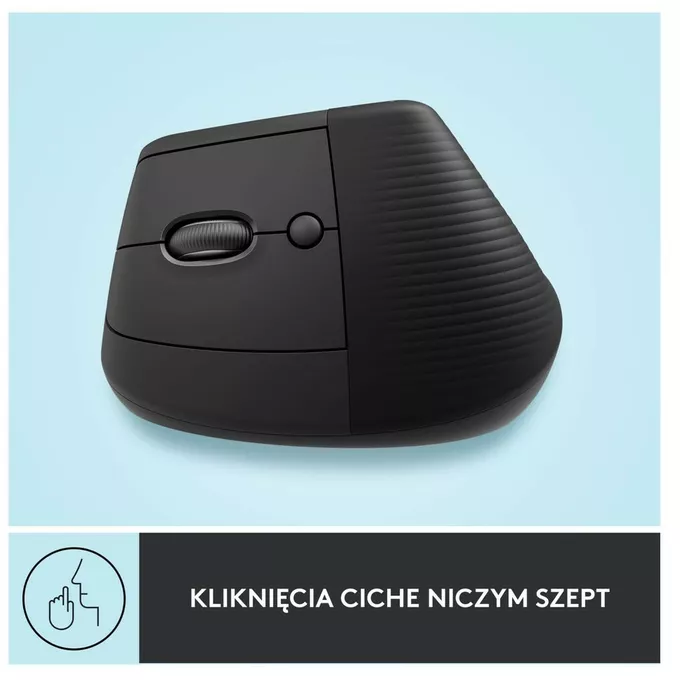 Logitech Mysz Lift Grafit dla leworęcznych 910-006474