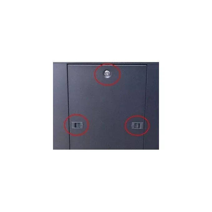 Extralink Szafa rack 22U 600x600mm czarna stojąca