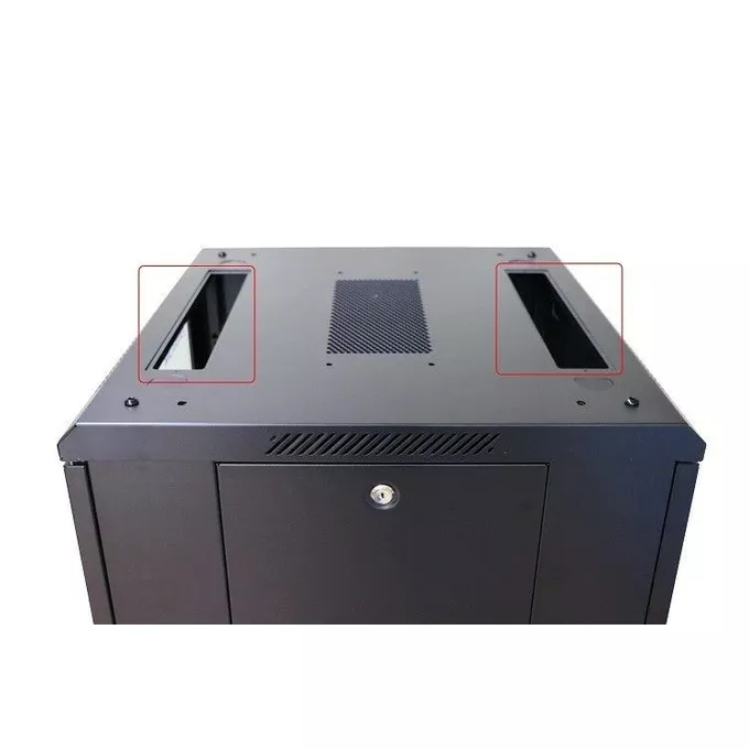 Extralink Szafa rack 22U 600x600mm czarna stojąca