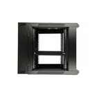 Extralink Szafka wisząca rack 12U 600x600 czarna dwusekcyjna