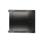 Extralink Szafka wisząca rack 12U 600x600 czarna dwusekcyjna