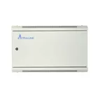Extralink Szafka wisząca rack 6U 600x600 szara metalowe drzwi