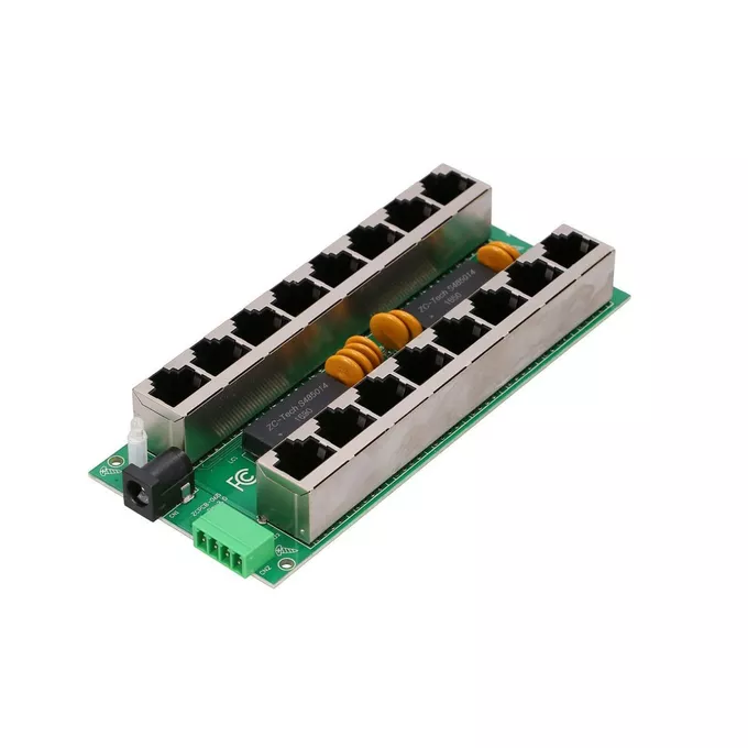 Extralink PoE Injector 8 portów Gigabit