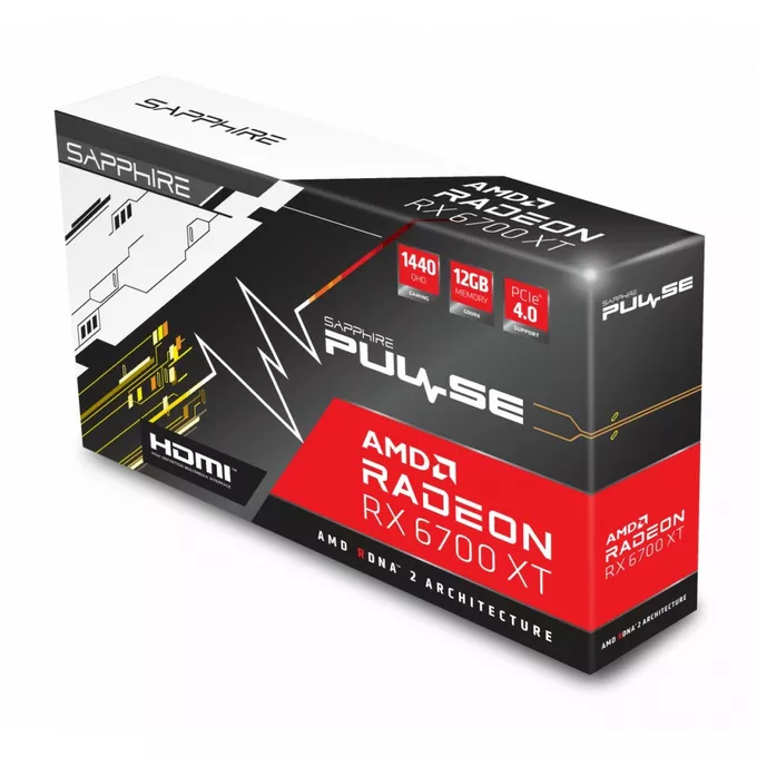 Sapphire Technology Karta graficzna Radeon RX 6700XT 12GB GDDR6 192bit 3DP/HDMI