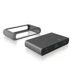 IcyBox Hub IB-HUB801-TB4 Thunderbolt 4 HUB, 3x Thunderbolt 4 do 40 Gbit/s i 1x USB 3.2 Gen2 Type-A do 10 Gbit/s