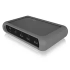 IcyBox Hub IB-HUB801-TB4 Thunderbolt 4 HUB, 3x Thunderbolt 4 do 40 Gbit/s i 1x USB 3.2 Gen2 Type-A do 10 Gbit/s