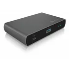 IcyBox Hub IB-HUB801-TB4 Thunderbolt 4 HUB, 3x Thunderbolt 4 do 40 Gbit/s i 1x USB 3.2 Gen2 Type-A do 10 Gbit/s