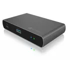 IcyBox Hub IB-HUB801-TB4 Thunderbolt 4 HUB, 3x Thunderbolt 4 do 40 Gbit/s i 1x USB 3.2 Gen2 Type-A do 10 Gbit/s
