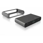 IcyBox Hub IB-HUB801-TB4 Thunderbolt 4 HUB, 3x Thunderbolt 4 do 40 Gbit/s i 1x USB 3.2 Gen2 Type-A do 10 Gbit/s