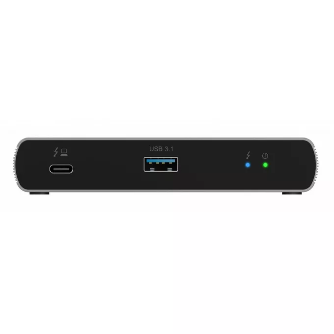 IcyBox Hub IB-HUB801-TB4 Thunderbolt 4 HUB, 3x Thunderbolt 4 do 40 Gbit/s i 1x USB 3.2 Gen2 Type-A do 10 Gbit/s