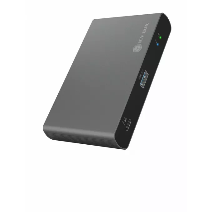 IcyBox Hub IB-HUB801-TB4 Thunderbolt 4 HUB, 3x Thunderbolt 4 do 40 Gbit/s i 1x USB 3.2 Gen2 Type-A do 10 Gbit/s