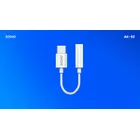 Savio Adapter USB-C - Mini Jack 3,5 mm, Samsung, AK-52