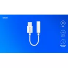 Savio Adapter USB-C - Mini Jack 3,5 mm, Samsung, AK-52