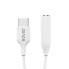 Savio Adapter USB-C - Mini Jack 3,5 mm, Samsung, AK-52