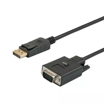 Savio Kabel DisplayPort (M) - VGA (M) 1,8m, CL-92